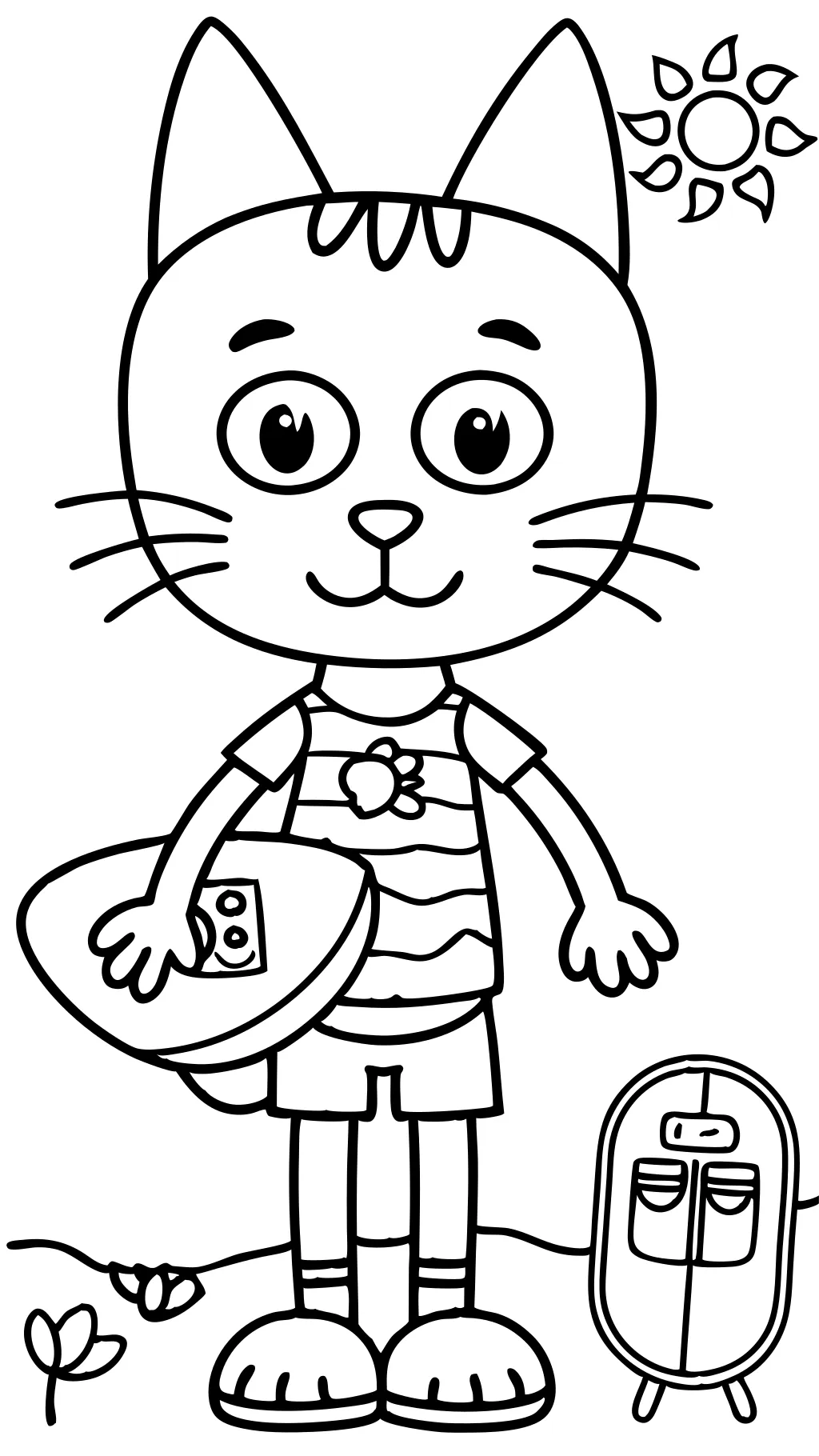 pages à colorier Pete the Cat Gratuit